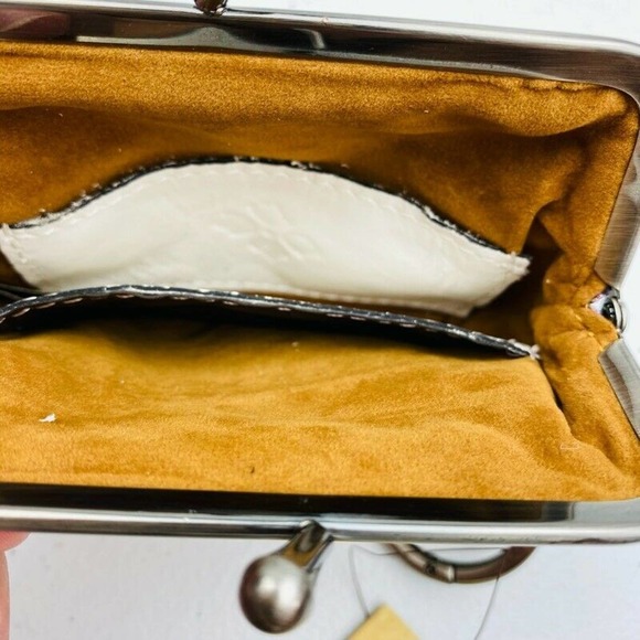 Patricia Nash Borse Coin Purse Key Chain Leather - Picture 3 of 5